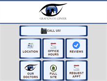 Tablet Screenshot of graftoneyecenter.com